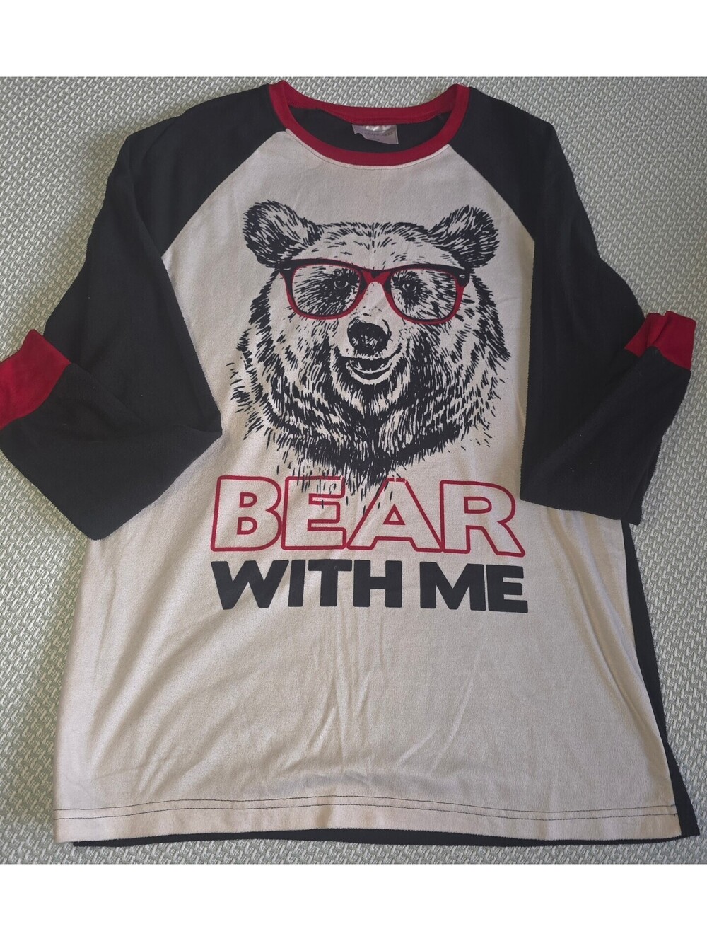 PJs and pancakes beer with me Lounge top women's size large